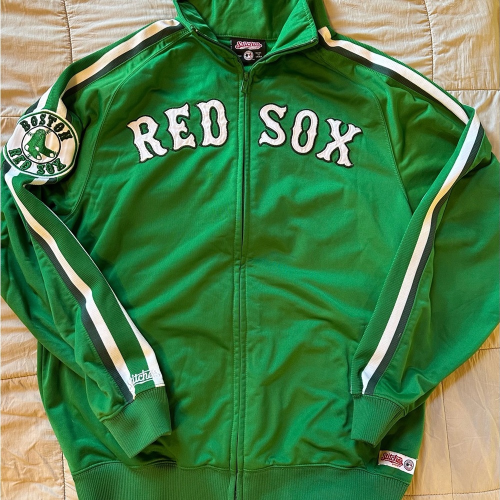 Red Sox Green Zip-Up Jacket